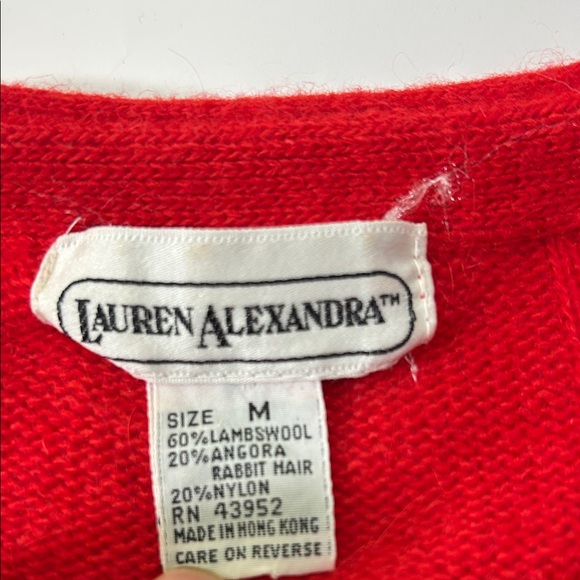 Lauren Alexandra Sweaters - Lauren Alexandra Red Women's Cardigan Sweater